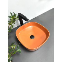 Умивальник накладний VBI AREZZO TERRACOTTA MATT VBI-013204 (37,5х37,5)