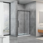 Душові двері Dusel DSL191B Black Matt 1200x1900