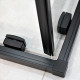 Душевая кабина Dusel DSL194B Black Matt прозрачное 900x900x1900