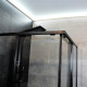 Душевая кабина Dusel DSL194B Black Matt прозрачное 900x900x1900