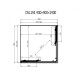 Душевая кабина Dusel DSL194B Black Matt прозрачное 900x900x1900