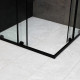 Душевая кабина Dusel DSL194B Black Matt прозрачное 1000x1000x1900