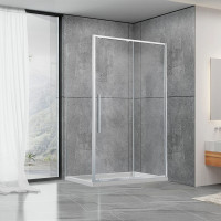 Душова кабіна Dusel DSL191+195 прозоре 1200x800x1900