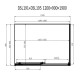 Душова кабіна Dusel DSL191+195 прозоре 1200x900x1900