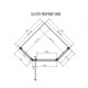 Душевая кабина Dusel DL197HB Black Matt прозрачное 900x900x1900