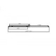 Душові двері Dusel EF185B Black Matt 1400х1900