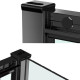 Душевая кабина Dusel EF-182B Black Matt прозрачное 1000x1000x1900