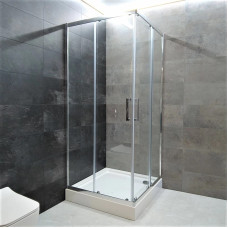 Душевая кабина Dusel A-513 (80x80x195) стекло прозрачное