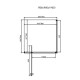 Душевая кабина Dusel DL198B+DL196B Black Matt прозрачное 900x900x1900