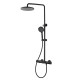 Душова система Dusel Centro Thermostatic Black
