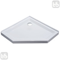 Піддон Eger STEFANI (100x100x4) п`ятикутний з сифоном 599-535-100/2