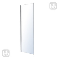 Eger LEXO стенка боковая 80*195см для комплектации с дверью, прозрачное стекло 6мм, хром 599-800/1