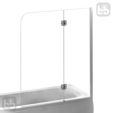 Шторка на ванную Eger 120x150 см, правая, профіль хром 599-120CH/R