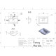 Раковина Fancy Marble Jody (50x39)