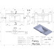 Раковина Fancy Marble Lucia (100x48)