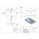 Раковина Fancy Marble Lucia (80x48)