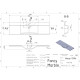 Раковина Fancy Marble Margo (150x46)