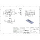 Раковина Fancy Marble Peggy (125x50)L