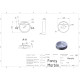 Раковина Fancy Marble Renata (43x43)