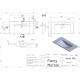 Раковина Fancy Marble Amelia (90x46)
