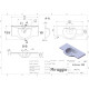 Раковина Fancy Marble Anna (90x47/35)