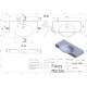 Раковина Fancy Marble Carme (98x55)