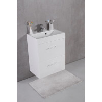 Тумба з умивальником Fancy Marble Crete 55 біла