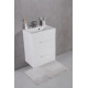 Тумба з умивальником Fancy Marble Crete 55 біла