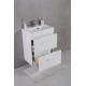 Тумба з умивальником Fancy Marble Crete 55 біла