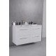 Тумба з умивальником Fancy Marble Cuba 120 біла