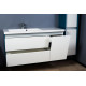 Тумба з умивальником Fancy Marble Cyprus 125 біла