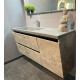 Тумба з умивальником Fancy Marble Cyprus 125 біла