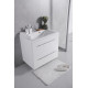 Тумба з умивальником Fancy Marble Goa 80 біла