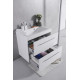 Тумба з умивальником Fancy Marble Goa 80 біла