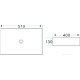 Умивальник Invena Ate CE-16-001 (13x51x40)
