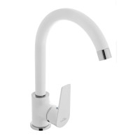 Смеситель для кухни Invena Dokos BZ-19-002 белый