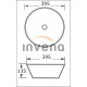 Умивальник Invena Dokos CE-19-041 (13x39)