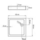 Душовий піддон KO&PO 7030 (90) 900х900х300