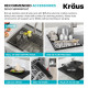 Кухонная мойка Kraus Standart PRO™ KHT301-22L (559 x 559 x 304)