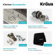 Кухонная мойка Kraus Premier™ KBU12 (584 x 445 x 230)