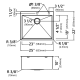 Кухонная мойка Kraus Standart PRO™ KHT301-25 (635 x 559 x 254)