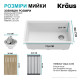 Кухонная мойка Kraus Bellucci™ KGUW1-30WH (737 x 482 x 255)