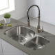 Подвійна кухонна мийка Kraus Premier™ KBU22 (819 х 457 х 213)