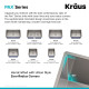 Кухонная мойка Kraus Pax™ KHU15 (368 x 470 x 254)