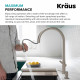Змішувач кухонний Kraus KPF-2821MB Чорний