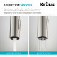 Змішувач кухонний Kraus KPF-2821MB Чорний