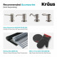 Кухонная мойка Kraus Standart PRO™ KHT301-18 (460 х 460 х 260)