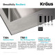 Кухонная мойка Kraus Standart PRO™ KHT301-18 (460 х 460 х 260)