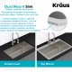 Кухонная мойка Kraus Standart PRO™ KHT301-18 (460 х 460 х 260)
