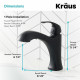 Змішувач кухонний Kraus KPF-2252MB Чорний